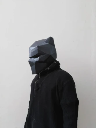 BLACK PANTHER Mask DIY, Papercraft, Marvel