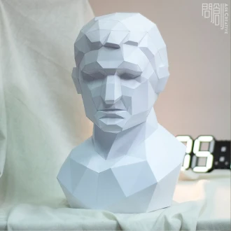 Agrippa Paper Sculpture,Papercraft,DIY, Low poly,Sculpture,PDF Papercraft,Art Statue,Art Sculpture,Marcus Vipsanius Agrippa,Statue low poly