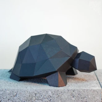 Turtle paper model,Papercraft , DIY , Low poly , PDF Papercraft , Turtle Model , Turtle low poly