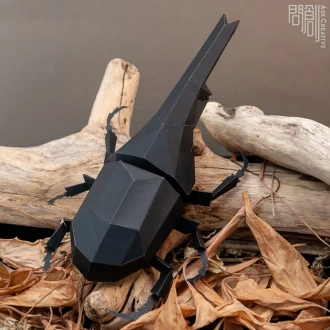Dynastes Hercules paper model ,Papercraft , DIY , Low poly , PDF Papercraft , Hercules Model , Hercules , Beetle