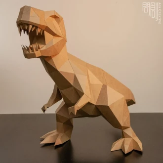 T Rex paper model , Rex paper model ,Papercraft , DIY , Low poly , Rex Model , PDF Papercraft , Rex Model , Rex low poly