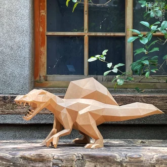 Spinosaurus paper model , Spinosaurus paper model ,Papercraft , DIY , Low poly , Rex Model , PDF Papercraft , Model , low poly