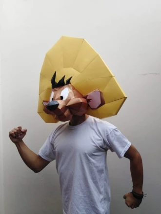 SPEEDY GONZALES Mask DIY, Looney Tunes Papercraft