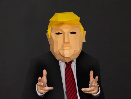 Donald Trump Mask, Politician Mask, DIY Donald Trump Paper Mask, Donald Trump Gift Idea, Instant Pdf download, DIY Printable Paper Mask