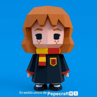 Hermione 3D Digital Template PDF | DIY Papercraft | Harry Potter | Instant Download |