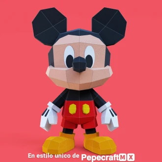Mickey Mouse 3D Digital Template PDF | DIY Papercraft | Disney | Instant Download |