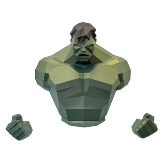 Hulk 3D Wall Decor Low poly Papercraft, DIY, PDF