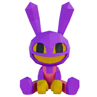 Jax The Amazing Digital Circus Low Poly Papercraft