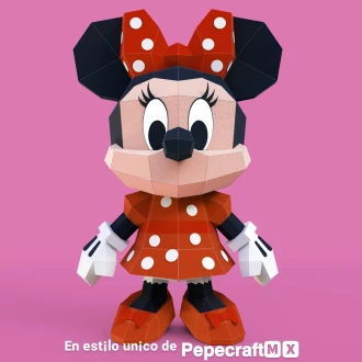 Minnie Mouse 3D Digital Template PDF | DIY Papercraft | Disney | Instant Download |