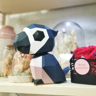 Wobble Parrot Papercraft, Lowpoly Papercraft, Fovea - Papercraft - Nonitt