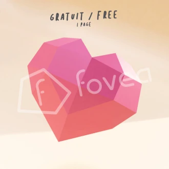 Heart Papercraft, Lowpoly Papercraft, Fovea - Papercraft - Nonitt