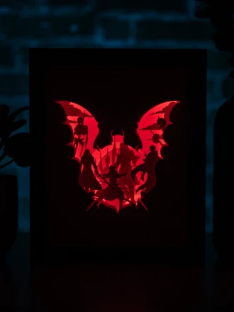 Castlevania DIY Layered 3D Lightbox Papercut Template | Digital Lightbox Art for Home Decor, Shadow Box SVG PDF