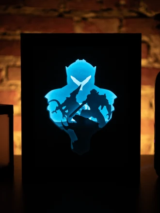 Pacific Rim DIY Layered 3D Lightbox Papercut Template | Digital Lightbox Art for Home Decor, Shadow Box SVG PDF