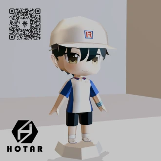 Ryoma Echizen papercraft