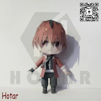 [Frieren] Stark chibi papercraft