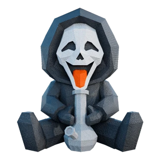 GhostFace Scream Low Poly Papercraft