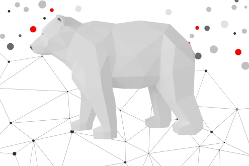 LITTLE BEARS 1 Low Poly Papercraft Christmas PDF template New Year 3d Model Sculpture