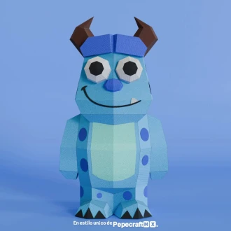 Sullivan 3D Digital Template PDF | DIY Papercraft | Monster Inc. | Instant Download |