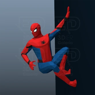 Spider Man Papercraft Design with PDF Templates, Paper Art and Craft for Home Decor, DIY, 3DIER