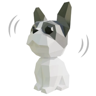 Wobble Bibouli Papercraft, Lowpoly Papercraft, Fovea - Papercraft - Nonitt