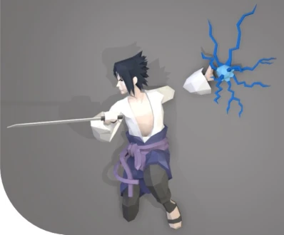 Sasuke PDF Papercraft Templates, Paper Art and Craft for Home Decor, DIY, 3DIER