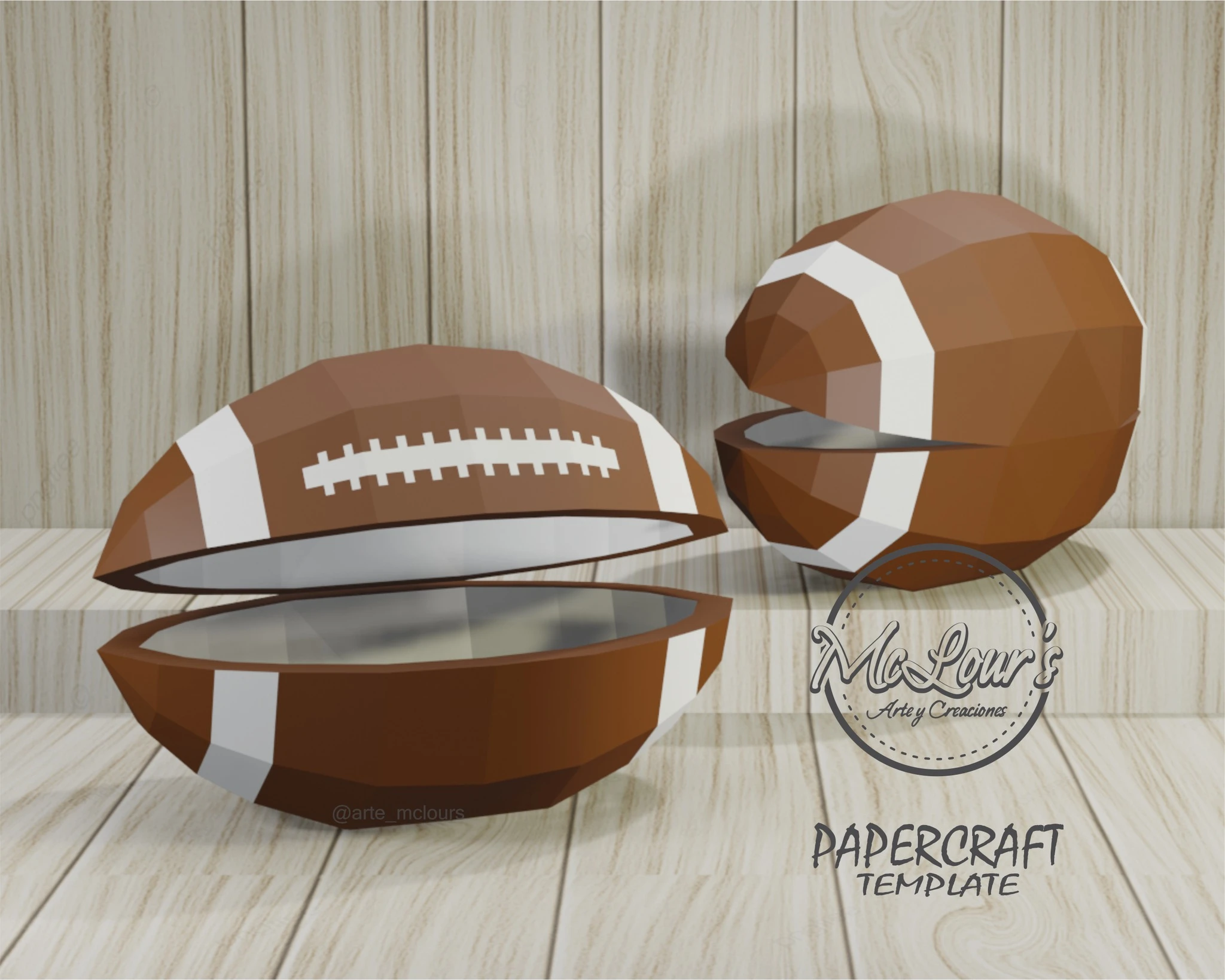 Ball Box Set/ Sports Ball Box/ Candy Bowl/ DiY Craft/ Template PDF/ Low Poly/ Papercraft Ball/ 3D Ball/ Craft/ Home decor