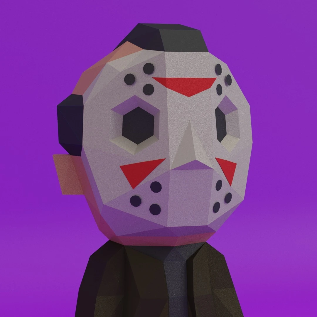 Jason Voorhees 3D Digital Template PDF | DIY Papercraft | Horror | Halloween | Instant Download |