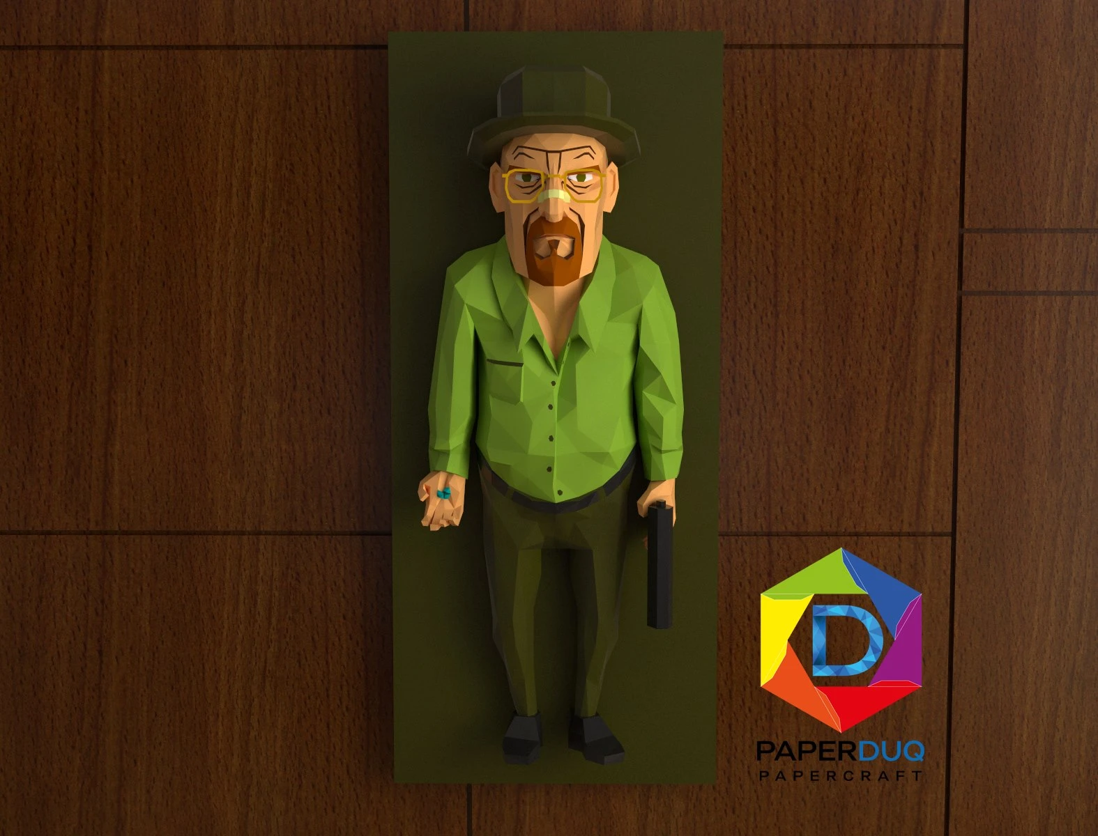 Walter White, Heisenberg, Breaking Bad *Plantilla Papercraft PDF - PDF Papercraft Template*