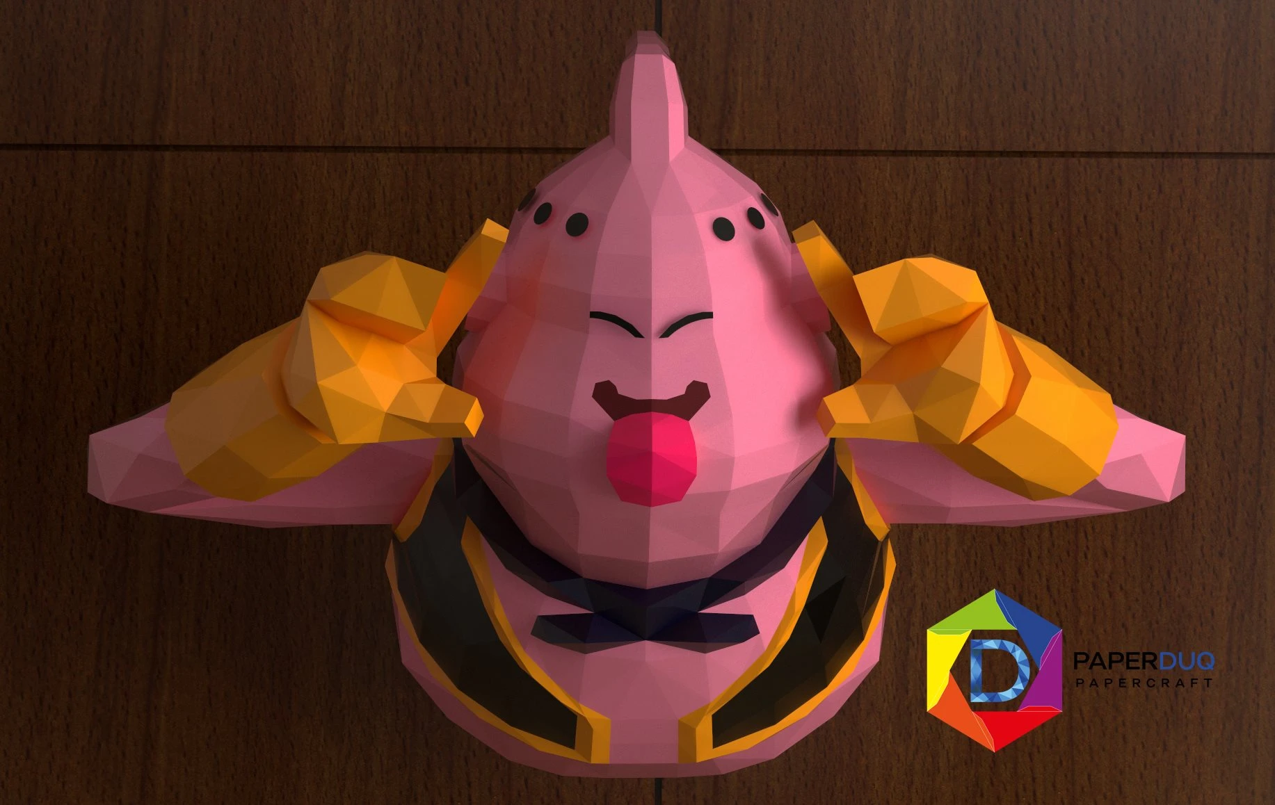 Majin Boo, Dragon Ball *Plantilla Papercraft PDF - PDF Papercraft Template*