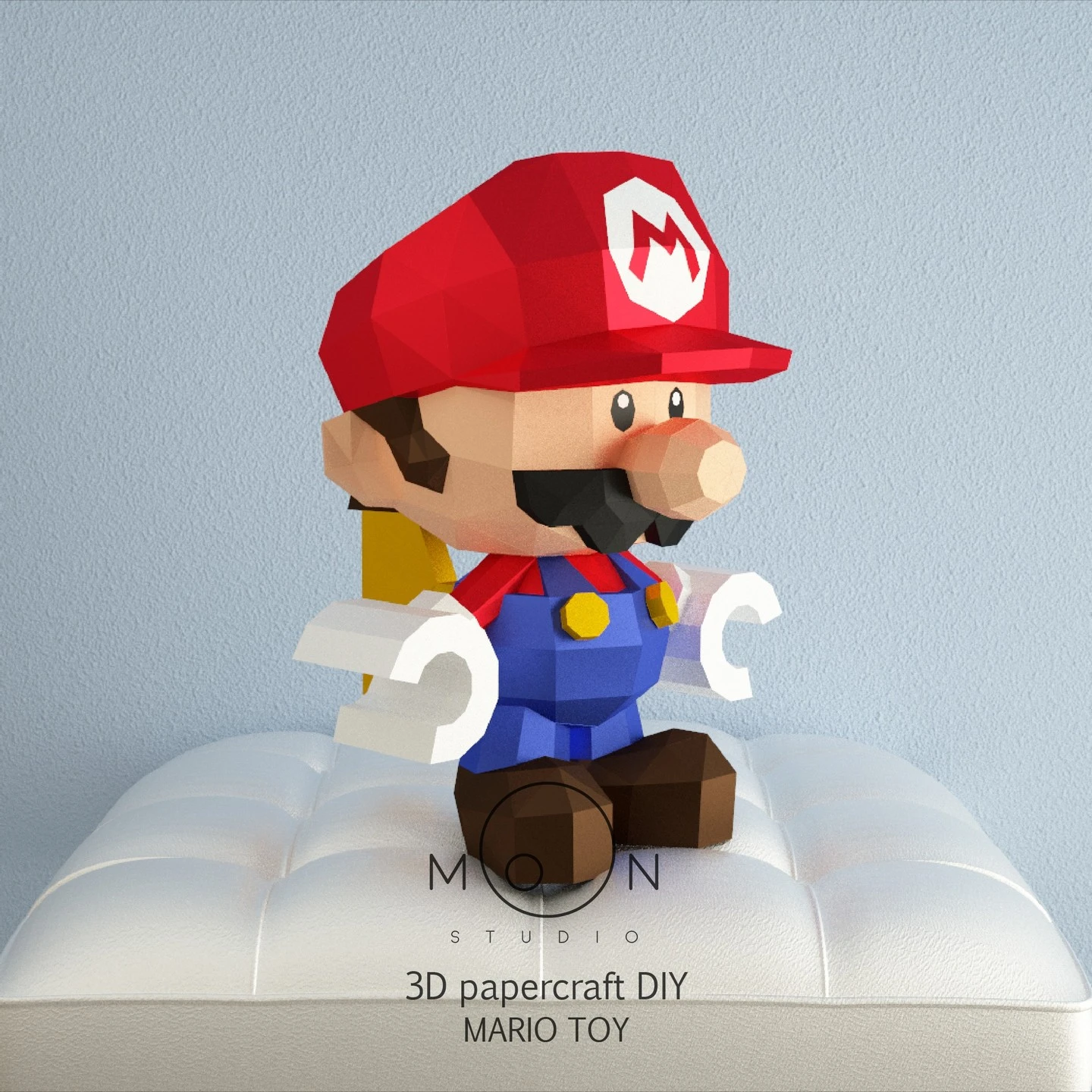 Super Mario, Mario Toy, Lego, DIY, Papercraft, PDF, Low Poly, 3D model ...