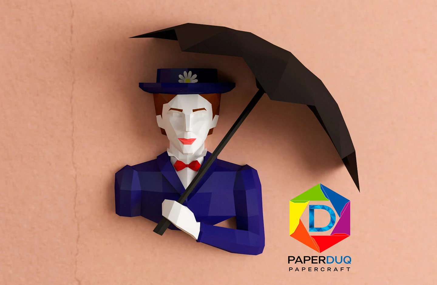 Mary Poppins *Plantilla Papercraft PDF - PDF Papercraft Template*