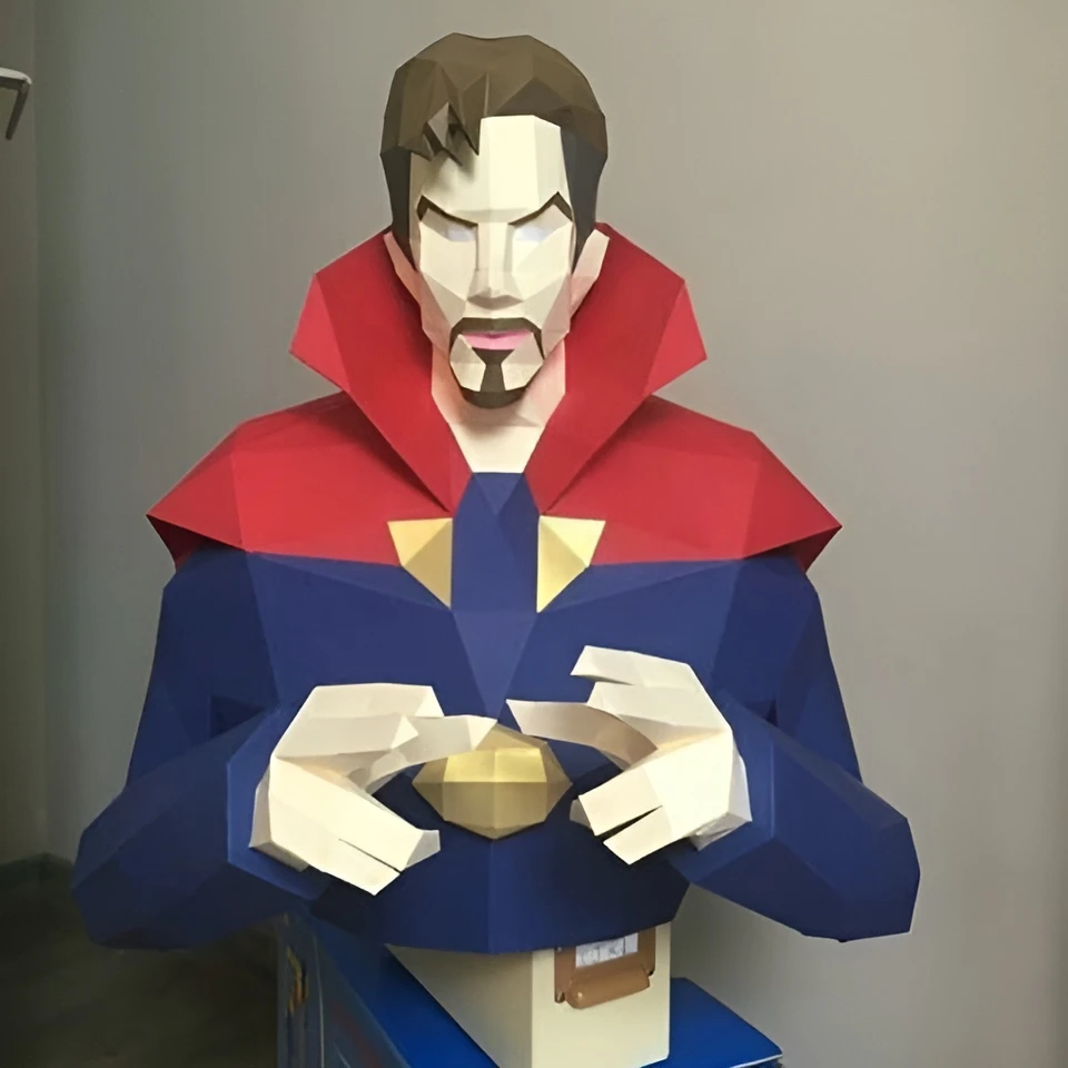 Doctor Strange, Dr. Strange *Plantilla Papercraft PDF - PDF Papercraft Template*