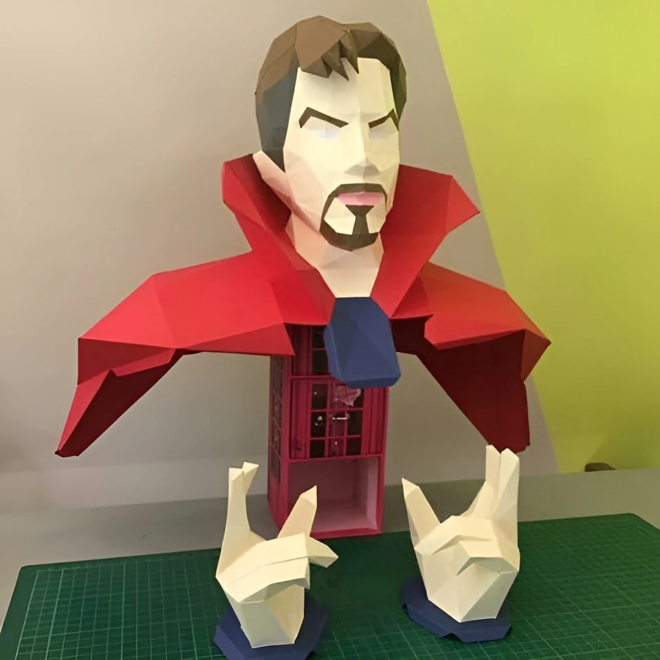 Doctor Strange, Dr. Strange *Plantilla Papercraft PDF - PDF Papercraft Template*