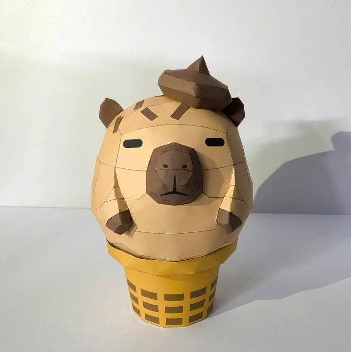 Capybara ice cream