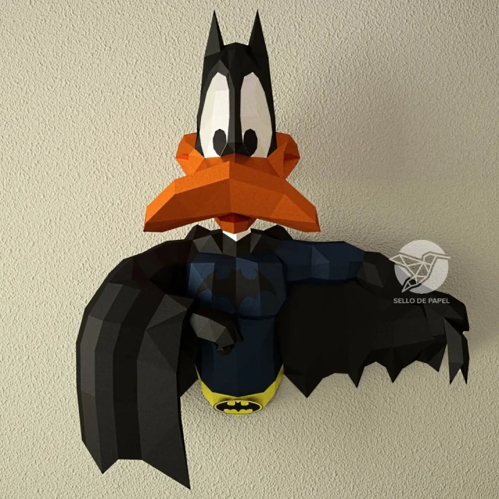 Lucas Batman - Lucas Hero - Looney Tunes - Warner Bros Papercraft PDF Template DIY 3d Model FanArt Paper Sculpture Low Poly Pepakura Craft Manualidad Papel Lucas Batman - Lucas Hero - Looney Tunes - Warner Bros Papercraft PDF Template DIY 3d Model FanArt Paper Sculpture Low Poly Pepakura Craft Manualidad Papel