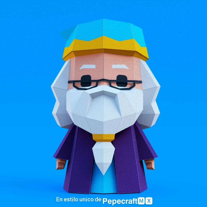 Dumbledore 3D Digital Template PDF | DIY Papercraft | Harry Potter | Instant Download |