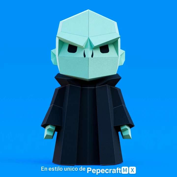 Lord Voldemort 3D Digital Template PDF | DIY Papercraft | Harry Potter | Instant Download |