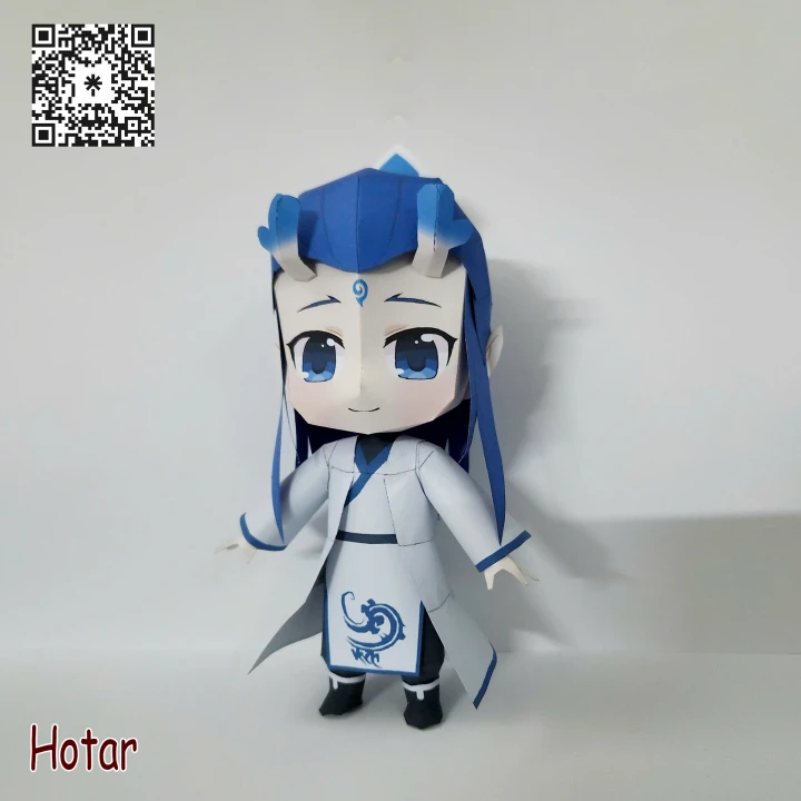 [Ne Zha] Ao Bing chibi papercraft