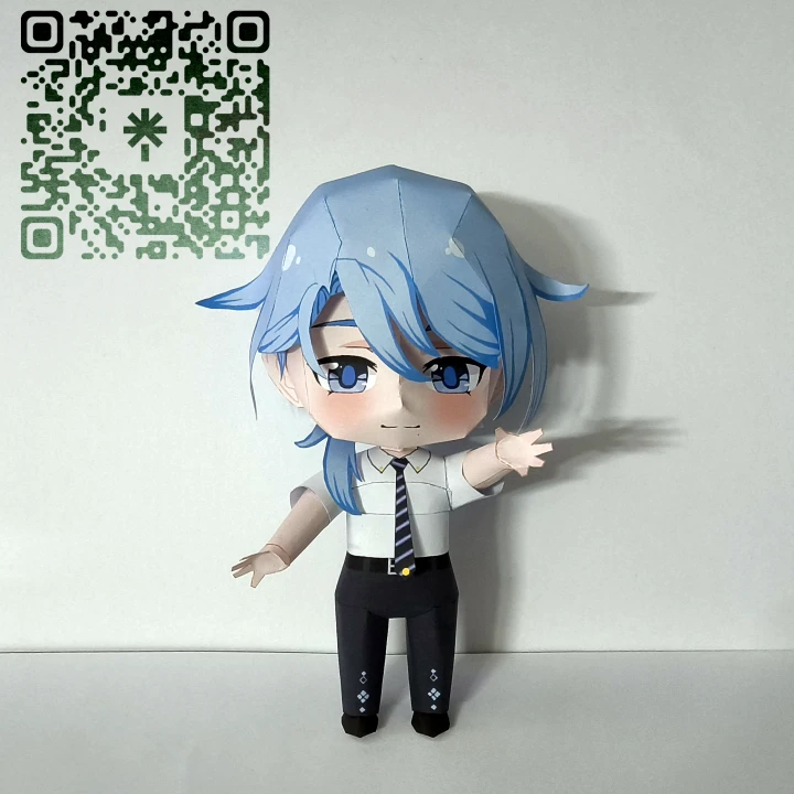 [Genshin Impact] Ayato chibi papercraft