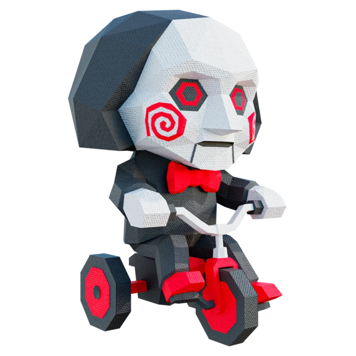 Billie, Saw, Halloween Low Poly Papercraft