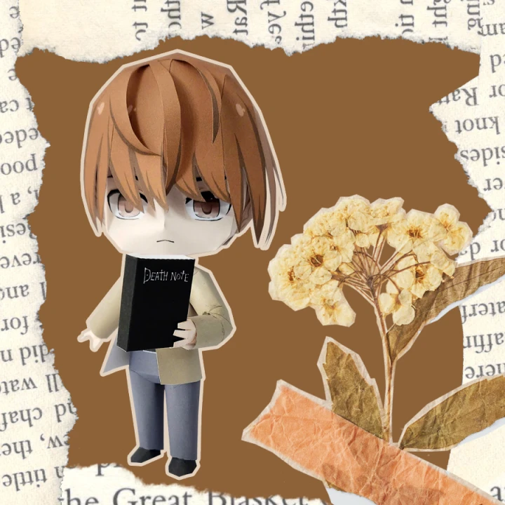 [Death Note] Light Yagami Chibi Papercraft