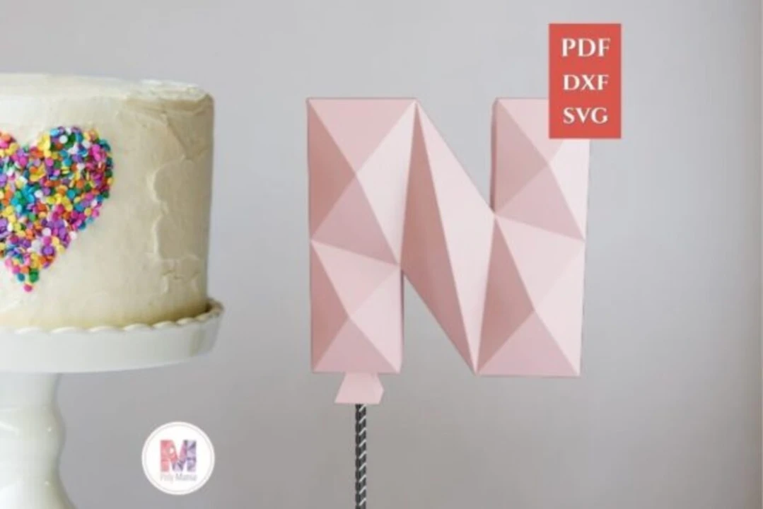 CAKE TOPPER LETTER N