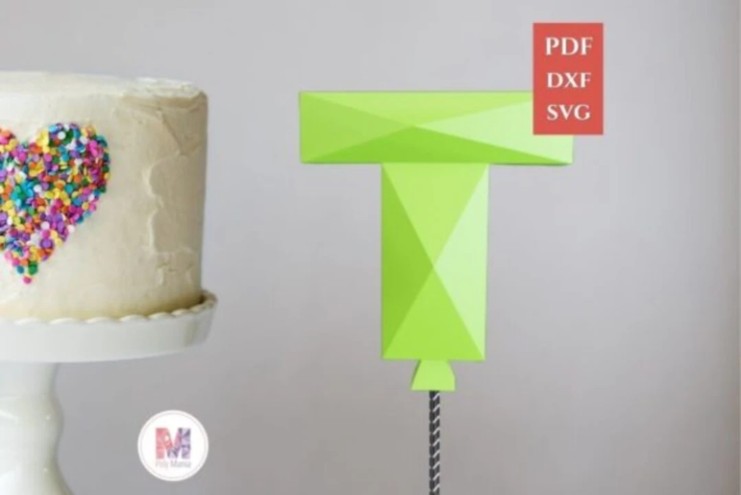CAKE TOPPER LETTER T