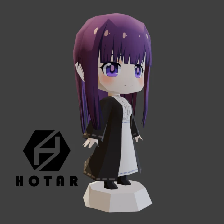 [Frieren] Fern chibi papercraft