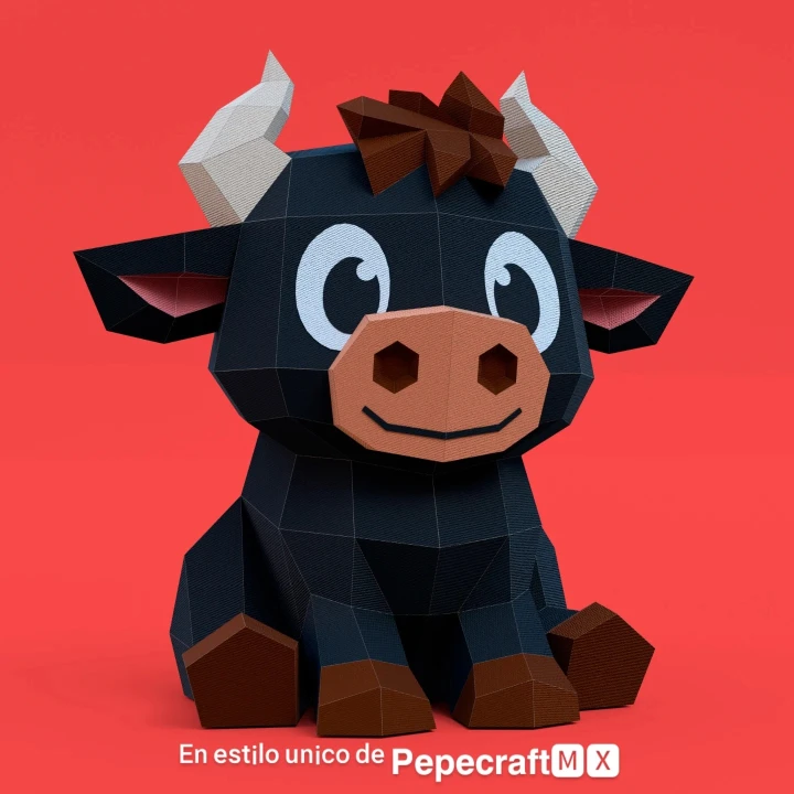 Ferdinand Bull 3D Digital Template PDF | DIY Papercraft | Ferdinand | Instant Download |
