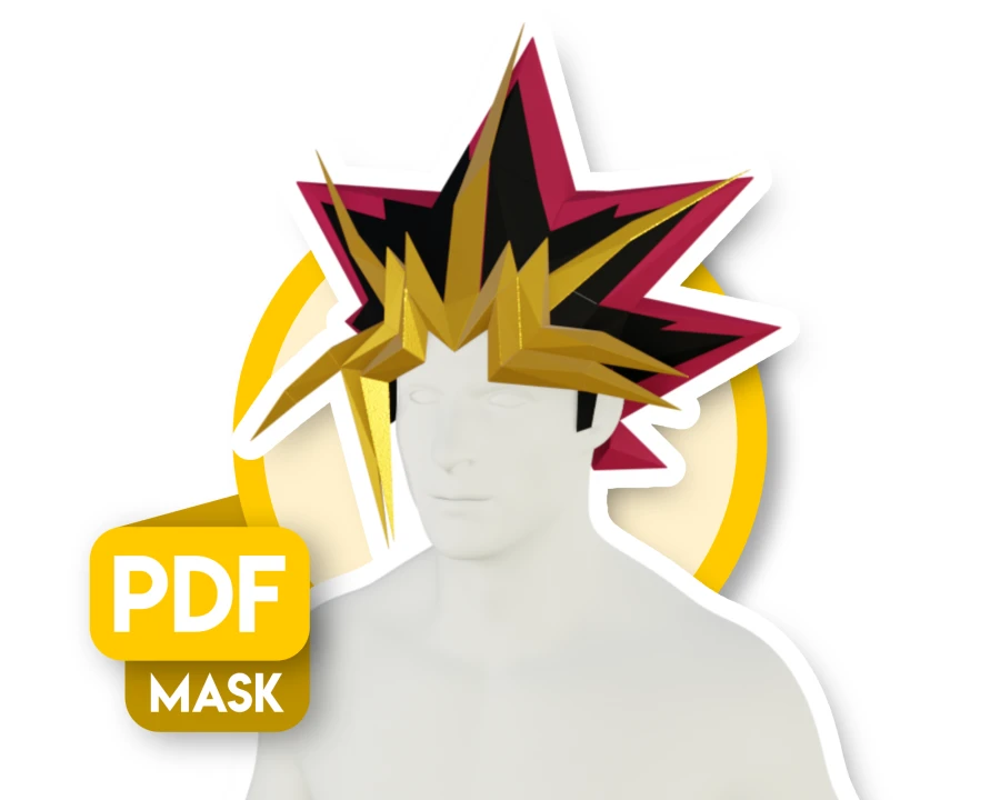Yami Yugi Hair Patterns