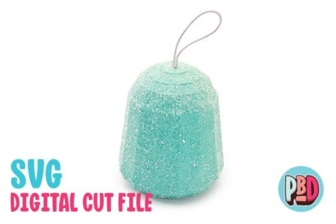 Gumdrop Ornament 3D Papercraft SVG