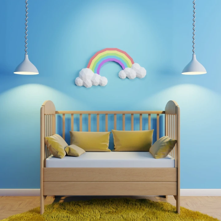 Rainbow Brite Papercraft 3D DIY low poly paper crafts origami wall ...