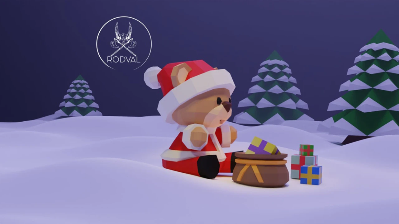 CHRISTMAS TEDDY + sack of gifts, bear, Papercraft, Template, DIY, Paper, Low Poly, Holiday, 3D Model, Pdf Low Poply, december, merry, Xmas CHRISTMAS TEDDY + sack of gifts, bear, Papercraft, Template, DIY, Paper, Low Poly, Holiday, 3D Model, Pdf Low Poply, december, merry, Xmas