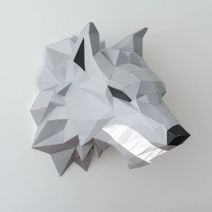 Wolf 3d papercraft. You get PDF digital file templates and instructions ...